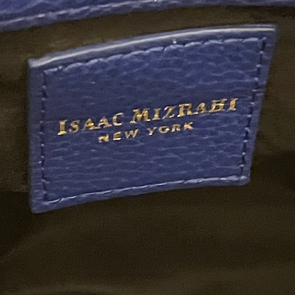 Isaac Mizrahi Royal Cobalt Blue Shoulder Bag - Picture 9 of 16